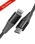 Anker Powerline+ II USB C to Lightning Cable [3 ft]